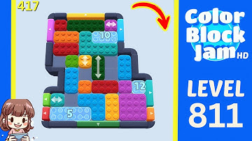 Color Block Jam Level 417 (811) Solution Walkthrough