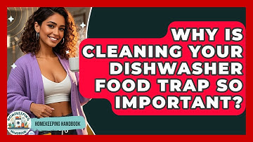 Why Is Cleaning Your Dishwasher Food Trap So Important? - Homekeeping Handbook