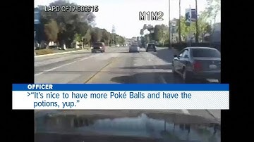 Video shows Los Angeles police officers ignore call, play Pokémon GO instead