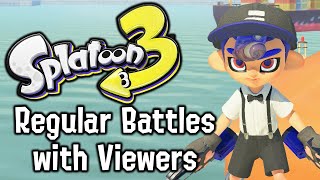 Splatoon 3 Regular Battles and Leveling Up with Viewers #Shorts