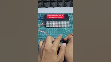 Game using arduino and dot matrix display || DIY project  #shorts #shortsfeed #shortsvideo