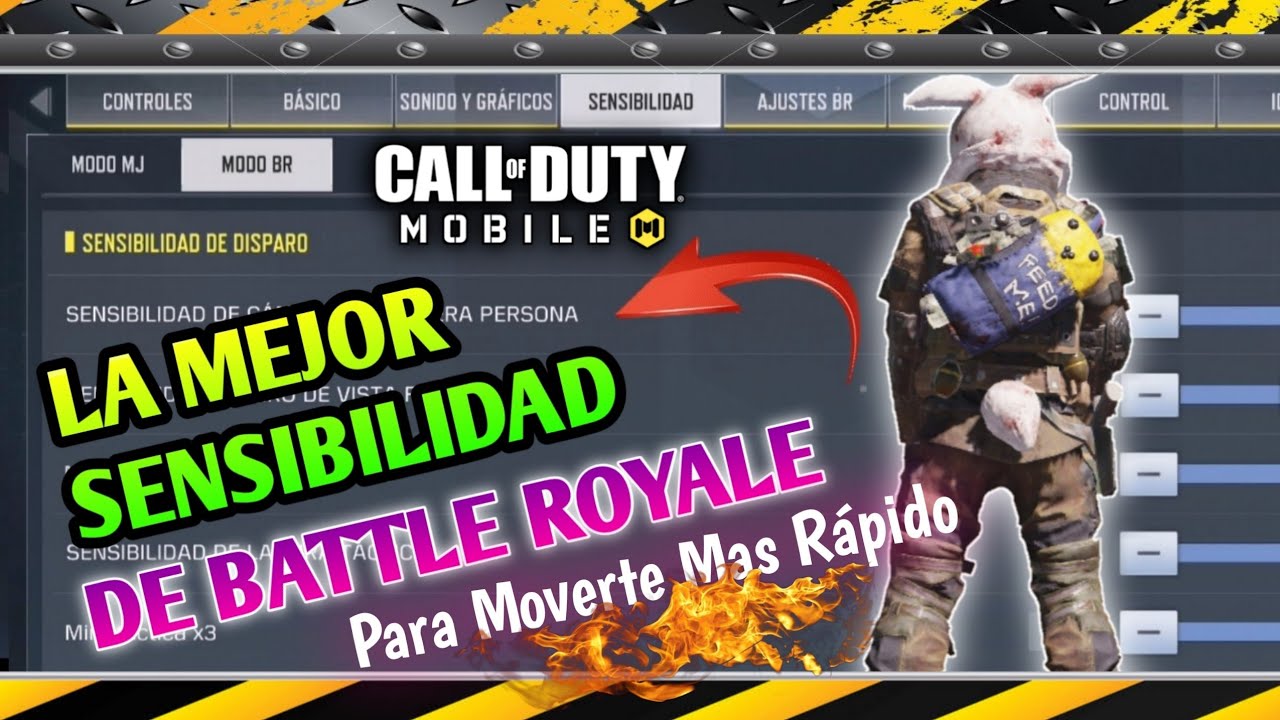 COMO CONFIGURAR TU SENSIBILIDAD PARA BATTLE ROYALE CALL OF DUTY