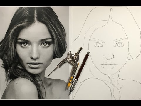 How To Draw A Perfect Head Shape Basic Proportions Youtube