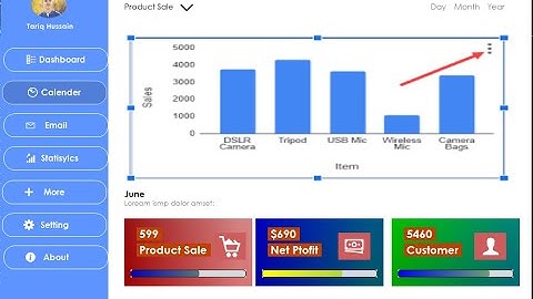 C# -  Modern Flat UI Dashboard Windows Form Visual Studio (Guna framework)