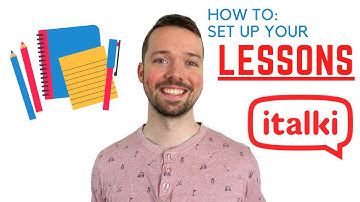 How to Create Lessons on iTalki