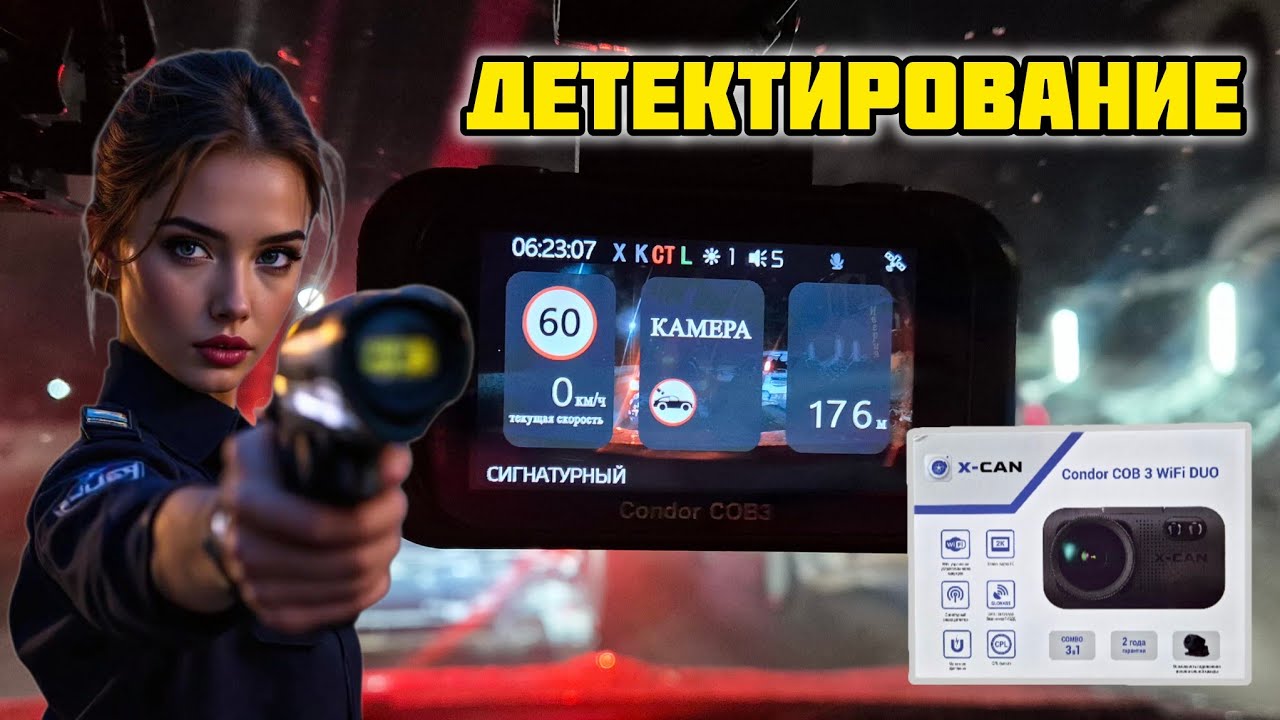 X-CAN Condor COB3 WiFi DUO, Детектирование 