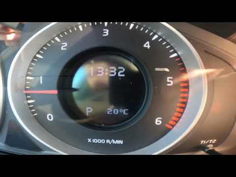 So navigieren Sie durch die Tachometeranzeige Volvo XC60 I (2008 – 2017) - Tachometer verwalten