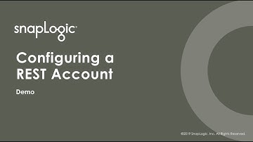 Configuring a REST account