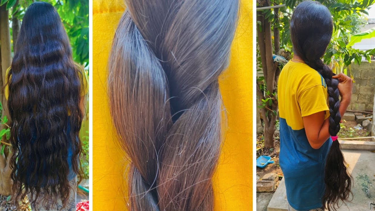 Dry Long hair combing and remove knots Basic Loose Hairstyle with