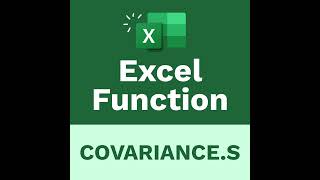 The Learnit Minute - COVARIANCE.S Function #Excel #Shorts screenshot 5