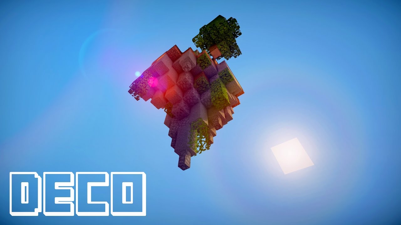 Comment Faire Une Belle Ilde Flotante Minecraft