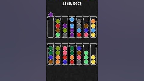 Ball Sort Puzzle Level 11203 / Water Sort Puzzle Level 10203  / all the same
