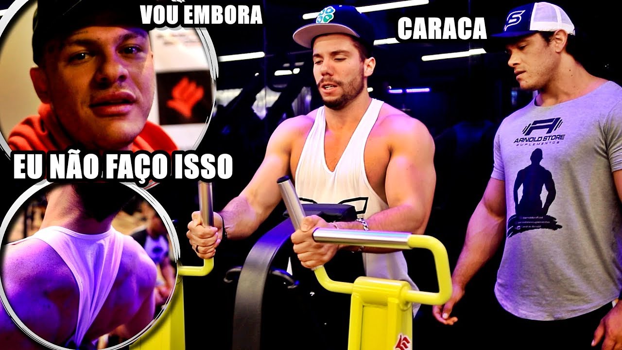 TOGURO FUGIU DO TREINO DE COSTAS DO MED E DO ARNOLD