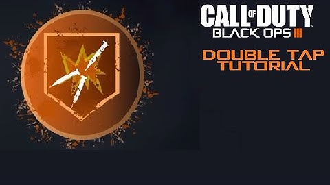 BEST DOUBLE TAP PERK EMBLEM | IN-DEPTH | Black Ops 3 Emblem Tutorials