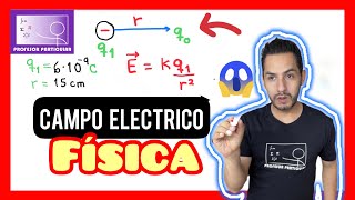 ✅CAMPO ELECTRICO PROBLEMAS [¿𝙏𝙖𝙣 𝙁á𝙘𝙞𝙡 𝙚𝙨?😎​🫵​💯​] Física-Electrostática