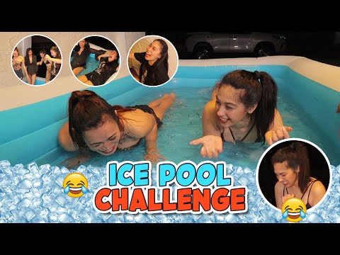 ICE POOL CHALLENGE! W/ RANA HARAKE & OTHERS | ZEINAB HARAKE