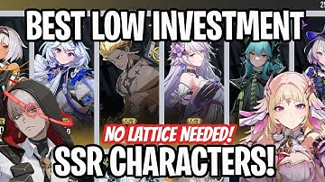 Best LOW INVESTMENT SSR Units? BUILD THESE NOW! [Etheria: Restart]