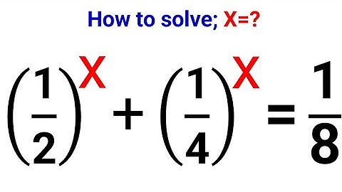 A Nice Math Olympiad Exponential Equation, Can You Solve? | Mathematics | Algebra Problem