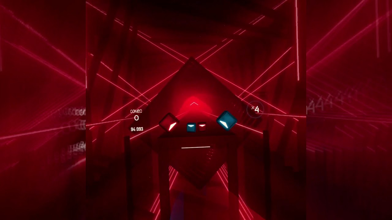 Playing Beat Saber on Hard Mode - Beat Saber Gameplay - YouTube