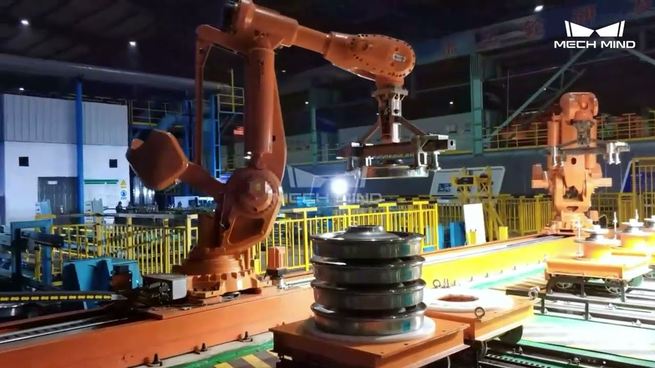 鉄道用車輪のピッキング・供給│車輪製造メーカー - YouTube