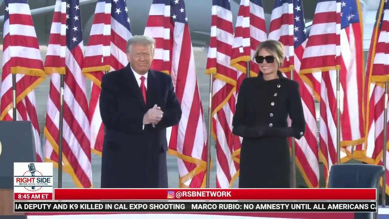 LIVE: President Trump Speaks at Sendoff Ceremony at Joint Base Andrews/Arrival in FL 1/20/21