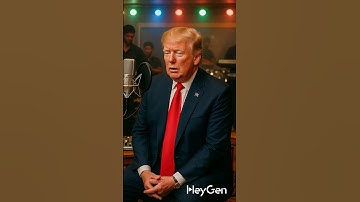 Thumbnail of Donald Trump after the cease fire | Farsi Song #shorts #trump #song #ceasefire #farsisong #dünya