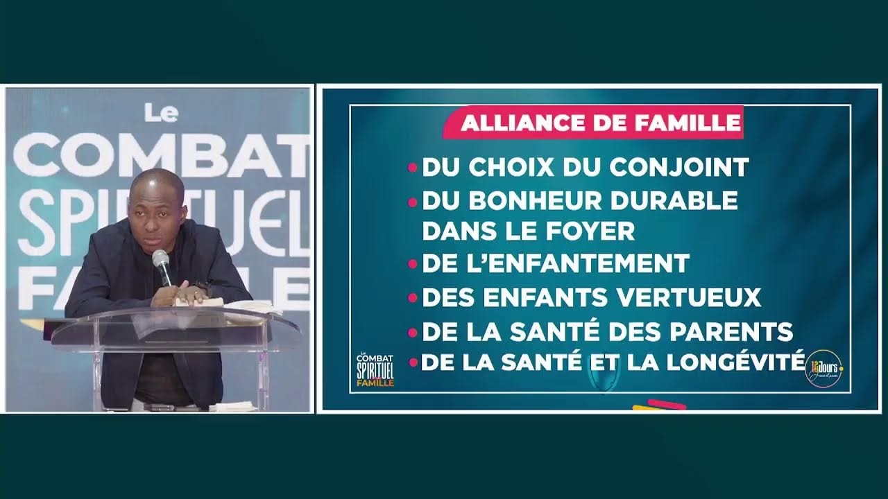 LE COMBAT SPIRITUEL ET LE CELIBAT II Pasteur Yannick DJATTI I 20/07/2024