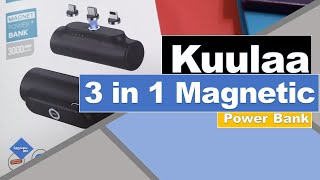Kuulaa 3 in 1 Portable Magnetic Power Bank