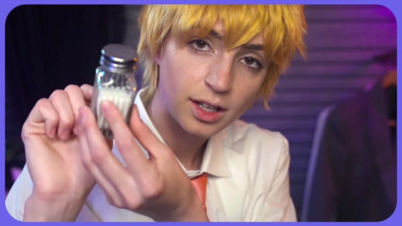 2 Minute ASMR | Reigen's Salt Splash Treatment! - YouTube