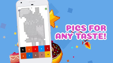 Pixel Art - Color by Number Book