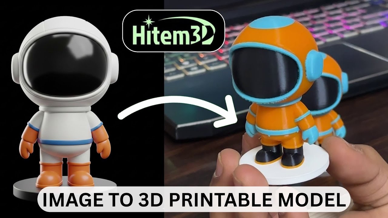 From 2D Image to 3D Print in Minutes using Hitem3D AI - YouTube