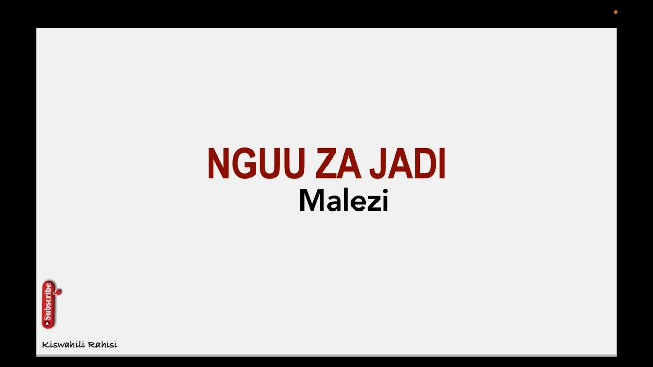 malezi | malezi katika nguu za jadi | maudhui katika nguu za jadi | maudhui | Nguu za jadi
