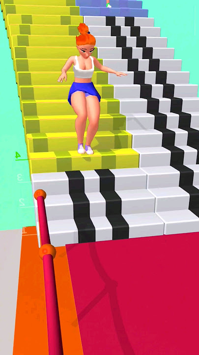 Dance Stairs Race Thrills #102 #games #ytshorts #viral