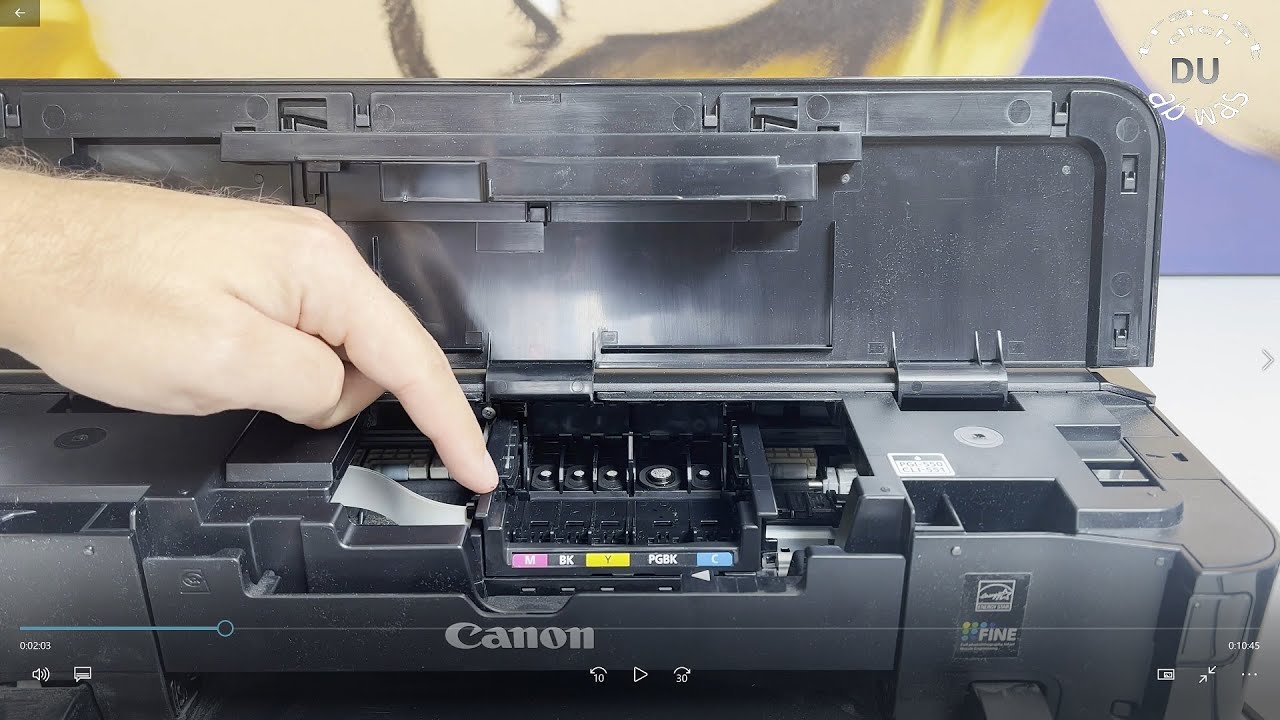 Canon Pixma Drucker Druckkopf ausbauen und wechseln ⭐ [gelöst]