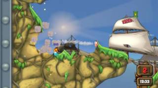 #1 Worms Open Warfare 2 - Gameplay