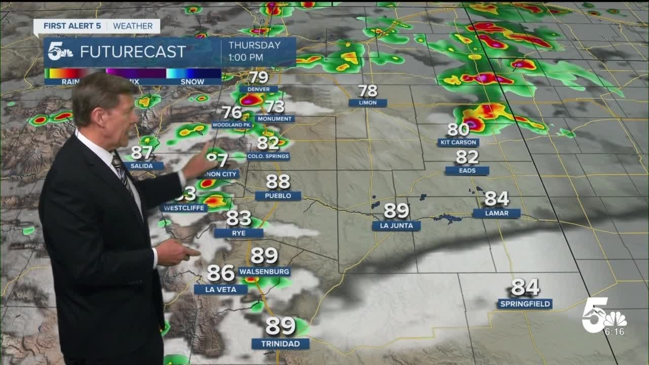 Cooler Thursday with severe thunderstorms possible - YouTube
