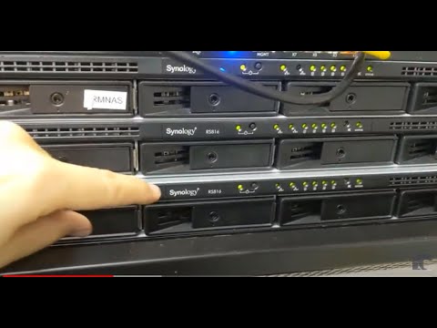 How to replace Failed drive in a Synology NAS RS816 - YouTube
