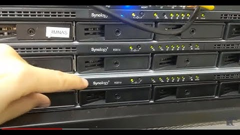 How to replace Failed drive in a Synology NAS RS816