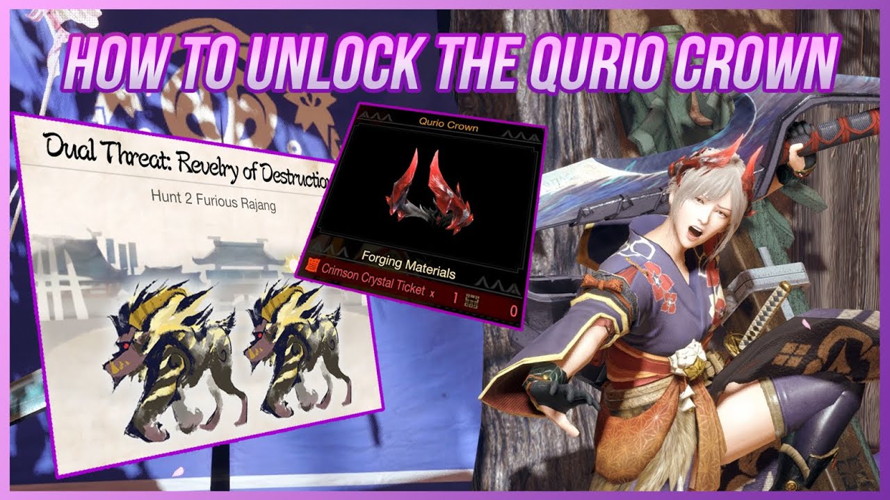 [MHRS] NEW EVENT QUEST AND QURIO CROWN LAYERED ARMOR! YouTube