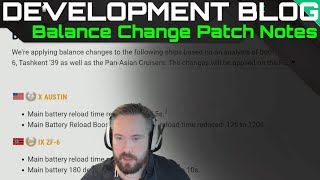 Development Blog - Balance Change Patch Notes
