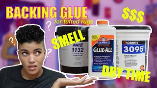 how long to let glue dry for tufting rugs｜TikTok Search