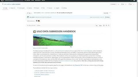 Video 5: Using USLCI Data Submission Handbook to Submit Data