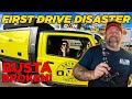 Bustas first drive or disaster modified jimny hits the road