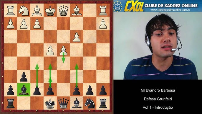 Videoaula Defesa Grunfeld: Volume 3 - Sistemas com g3 (MI Evandro