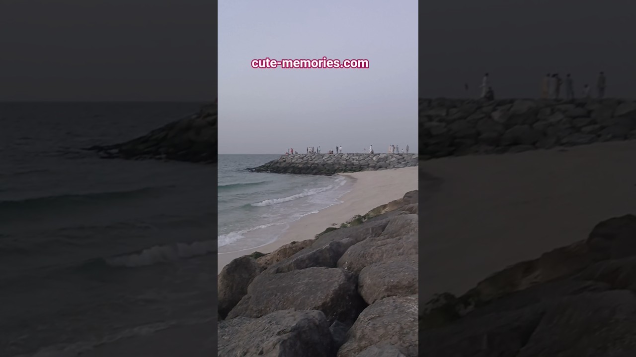 Heera beach ⛱️ Sharjah - UAE #sharjahbeach #travel #beach