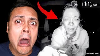 MOST DISTURBING THINGS CAUGHT ON DOORBELL CAMERA FOOTAGE