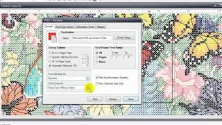 PCStitch Pro 9 — распечатка схемы, экспорт в графику PCStitch Pro 9 — распечатка схемы, экспорт в графику