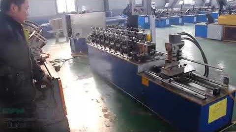 high speed rotary punching machine with angle roll forming machine