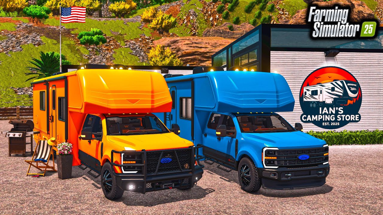 FORD CAMPERS HAVE ARRIVED! ($750,000 CUSTOM BUILT) | FS25