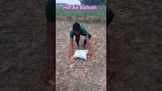 News Paper Hot Air Balloon 🎈 #Ramcharan110 #Experiment #Hotairballoon